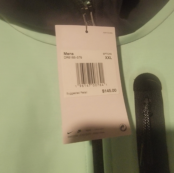 NIKE SPORTSWEAR TECH FLEECE WINDRUNNER FULL ZIP HOODIE 2XL DR6165-379 MINT - Picture 2 of 5